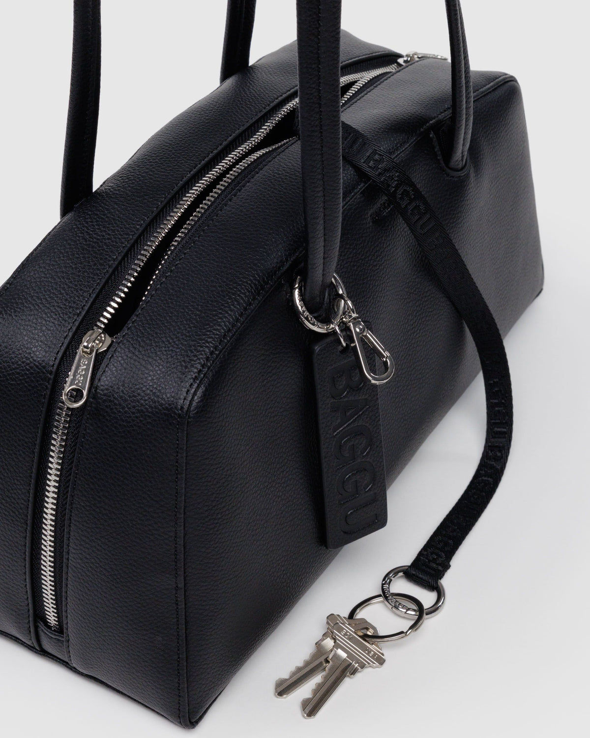 RECYCLED LEATHER BOWLER BAG - US 5143