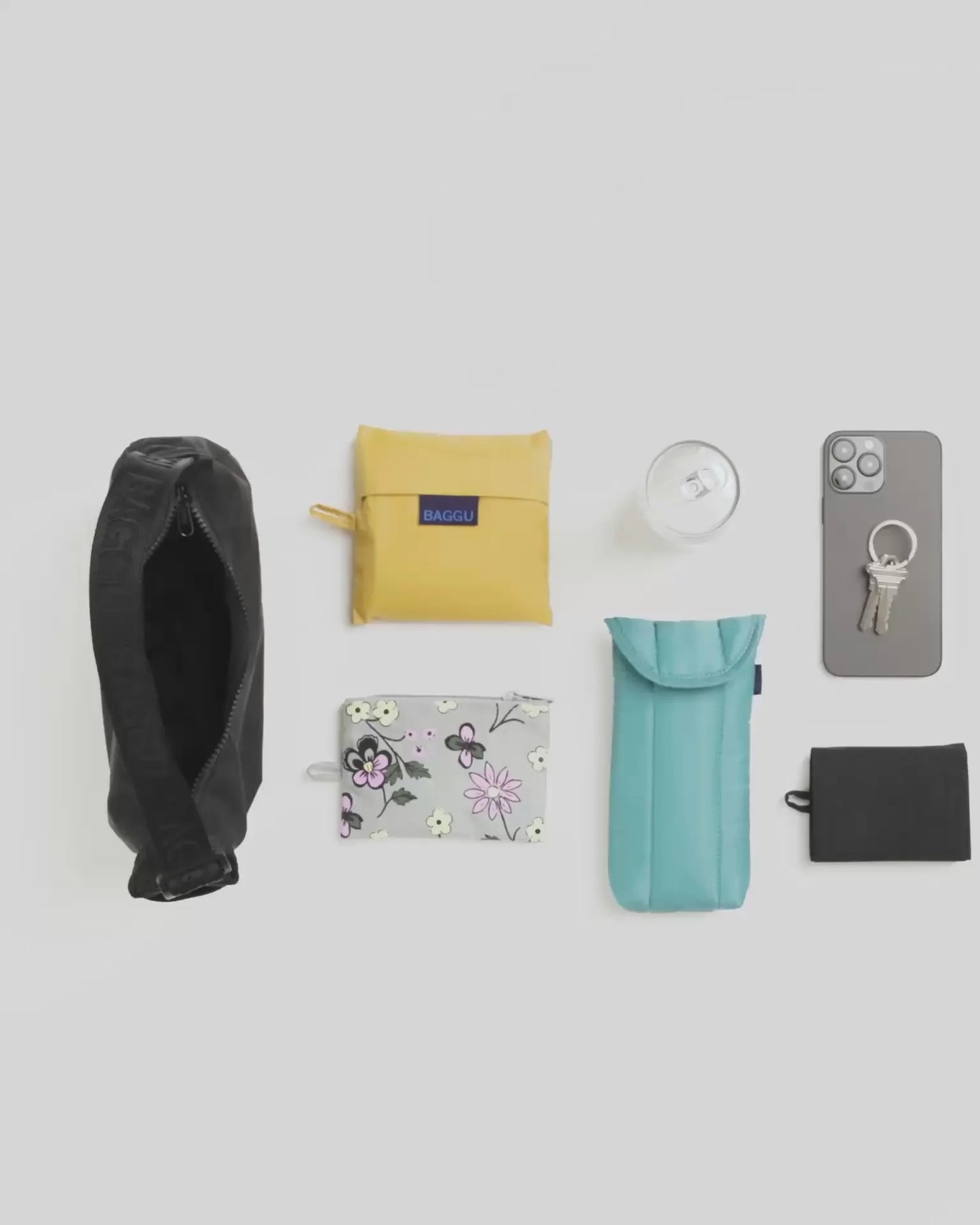 SMALL NYLON CRESCENT BAG - US 6989